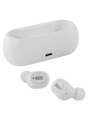 Auriculares In-Ear QCY T1C Blanco con Bluetooth 5.0, 20h de Batería y Sonido Estéreo Envolvente